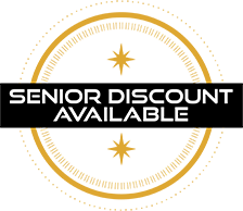 Senior Discount Available Badge